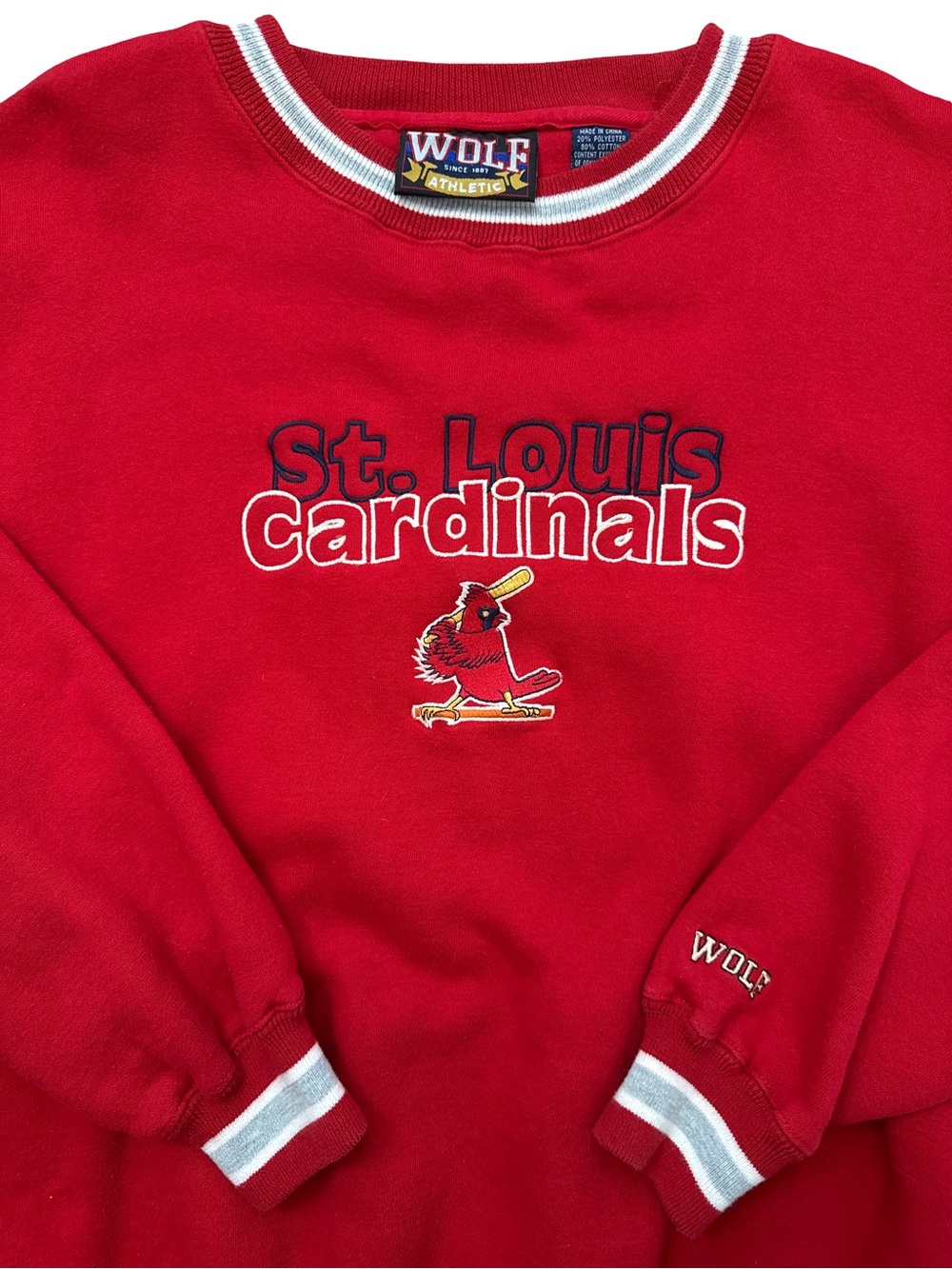 Vintage St. Louis Cardinals Men’s/Unisex MLB Red Sweatshirt Size L Redbirds